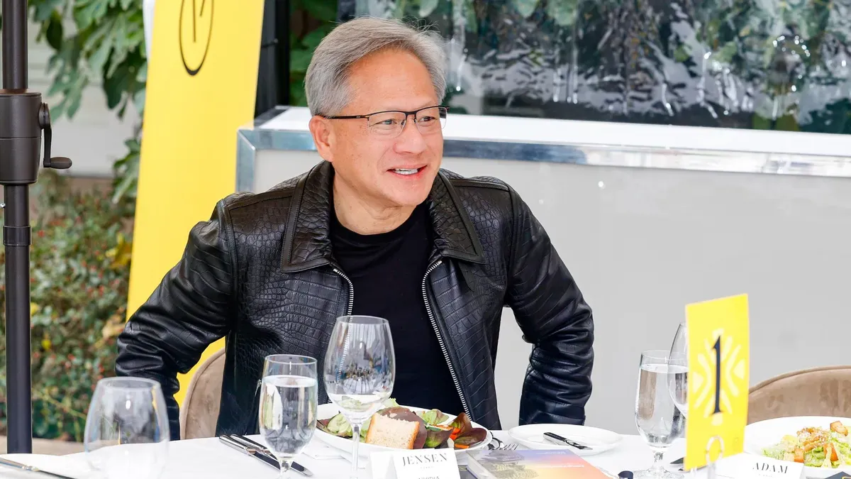 Tech executives meeting in a boardroom to negotiate memory chip supply agreements