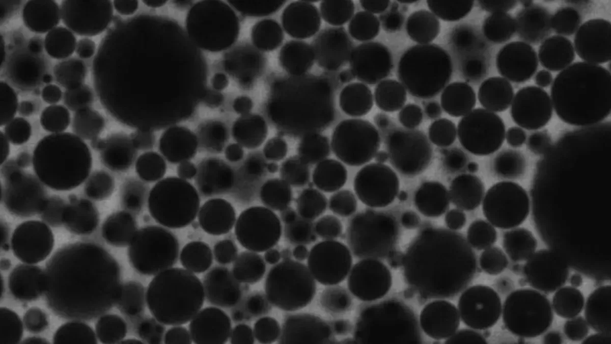 Foam bubbles reorganizing similarly to AI learning processes
