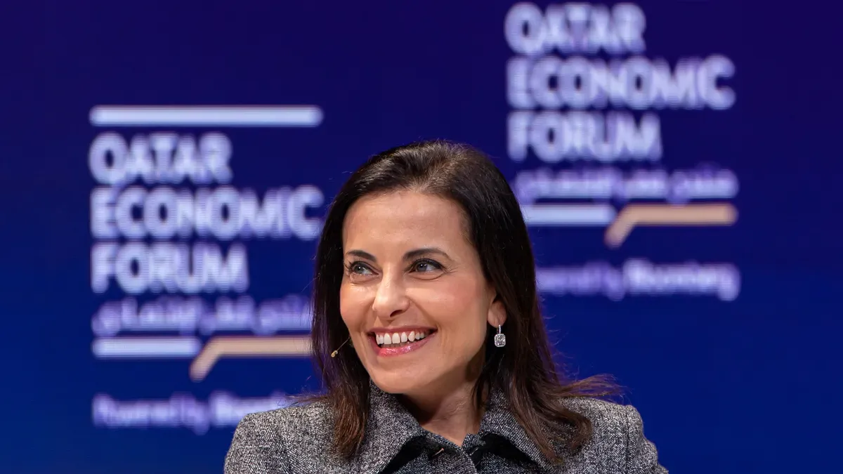 Meta's new president Dina Powell McCormick at a corporate event