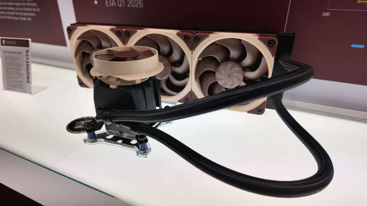Noctua AIO Cooler with noise-absorbing material for quieter gaming sessions