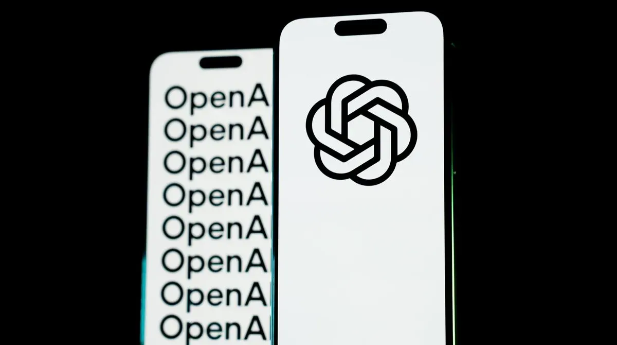 ChatGPT ad placement in free tiers with labeled boxes