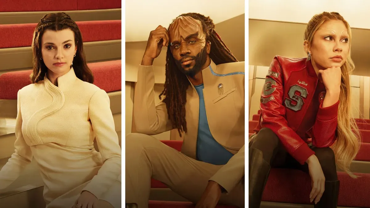 Star Trek: Starfleet Academy promotional image featuring cadets in training