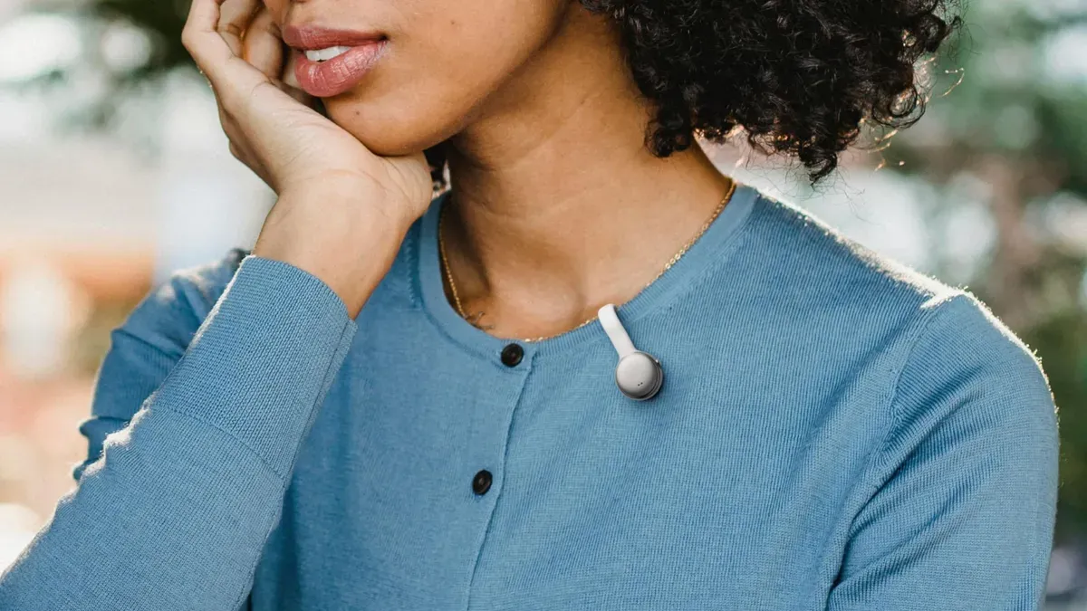 SwitchBot AI MindClip device on a white background