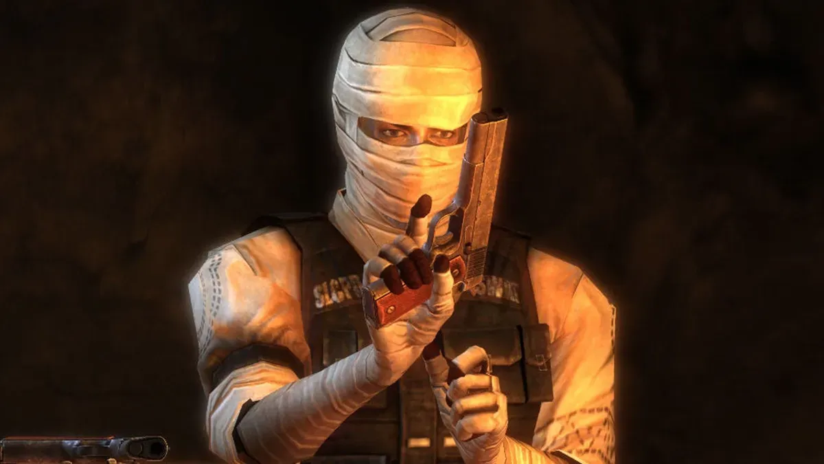 A close-up of the Survivalist's journal entries in Fallout: New Vegas' Honest Hearts DLC, showing handwritten notes and a haunting narrative.